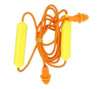 Yunseity Cuffie Bluetooth con Tappi per le Orecchie, Auricolari Wireless con Archetto da Collo, Tappi per le Orecchie, Riduzione del Rumore di 29 DB, per Edilizia, Officina (YELLOW)