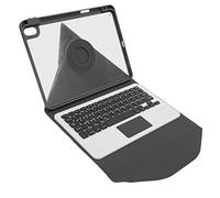 Yunseity Custodia IOS AIR 5A/4A GENERAZIONE DA 10,9 POLLICI CON TASTIERA E PORTAMATITE, Custodia Magnetica in Pelle Pu per A2316 A2324 A2325 A2072 (BLACK)