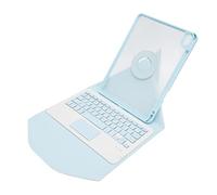 Yunseity Custodia IOS AIR 5A/4A GENERAZIONE DA 10,9 POLLICI CON TASTIERA E PORTAMATITE, Custodia Magnetica in Pelle Pu per A2316 A2324 A2325 A2072 (BLUE)