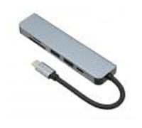 Yunseity Docking Station per Laptop USB C 6 in 1, Dongle Adattatore Multiporta Hub di Tipo C da Tipo C a HDMI + USB 3.0 + USB 2.0 + PD + SD + TF per Computer con Porte di Tipo C