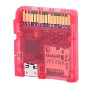 Yunseity DSPico DS Flashcard per ND 3DS 2DS DSi NDSL NDS, Lettore di Schede di Gioco Open Source RP2040 con velocità di 6 MB/s, Cartuccia Flash di Aggiornamento R4 per Software Homebrew e (Rosso