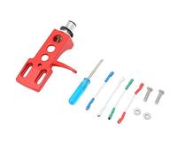 Yunseity Fa per Giradischi, Supporto per Stilo in Vinile Universale a Lega Di Alluminio (rosso)