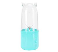Yunseity Frullatore USB Ricaricabile, Frullatore Piccolo, 4 Zoppi per la Miscelazione Domestica di Frutta E Bevande Negozio di Spremitura di (BLUE)