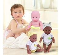 Yunseity Giocattolo per Bambole Realistiche in Morbido Vinile da 30 Cm con Giunti Rotanti, Tocco Confortevole, Adatto a Bambini dai 18 Mesi in su, Ideale per la Prima Educazione, Assistenza (Green