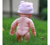 Yunseity Giocattolo per Bambole Realistiche in Morbido Vinile da 30 Cm con Giunti Rotanti, Tocco Confortevole, Adatto a Bambini dai 18 Mesi in su, Ideale per la Prima Educazione, Assistenza (Green