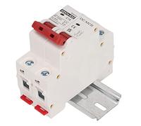 Yunseity Interruttore Automatico Miniaturizzato, SeZionatore Cc 2p 1000v 16a per Impianto Solare Fotovoltaico, Intervento Magnetotermico, Montaggio su Guida Din, capità di Segmentazione