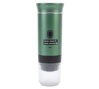 Yunseity Macchina per caffè Portatile, Macchina per caffè Automatica 3 in 1 con Pompa Ad Alta Pressione da 20 Bar e Batteria Ricaricabile da 7500 MAh per Viaggi, Ufficio o attività all'aperto (GREEN)