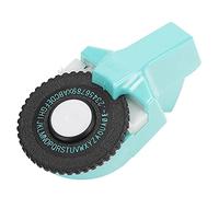 Yunseity Macchina per Etichettatrice, Mini Macchina Applicatrice per Etichettatrice Manuale, con Nastro a 2 Rotoli, Kit di Strumenti per Trapuntatura Fai-da-Te in Rilievo 3D da 9 Mm per