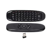 Yunseity Mouse Smart Air Fly, Mini Tastiera Wireless da 2,4 Ghz e Telecomando, Sensore di Movimento di Supporto, per PC, Smart TV, HTPC, Android TV Box, Ecc.
