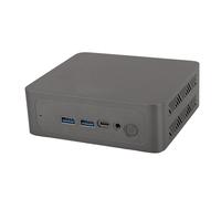 Yunseity PC Piccolo, 2666 MHz Fast Metal Shell Shell Desktop Small Desktop Tecnologia di connettività Wireless Ad Alta velocità Impostazione Semplice per il Viaggio (Spina europea 8GB+256GB)