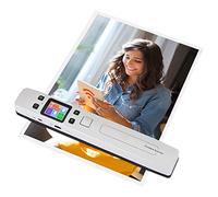 Yunseity Scanner Portatile, Scanner a Colori Portatile con Scanner per Documenti Wi-Fi, 1 Clic Scansione su PDF/JPEG, Supporto OCR, per Windows, OS X, iOS, Android(Bianco)
