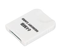 Yunseity Scheda di Memoria del Gioco White Plug And Play Ad Alta velocità per la Console Wii, Accessori per Console di Gioco Ad Operazione Rapida (64 MB (1019 Blocchi))