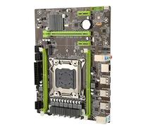 Yunseity Scheda Madre X79 PRO, Doppia Interfaccia DDR3 4 SATA2.0 Scheda Madre PC Supporto USB 2.0, USB 2.0 Pin, Scheda Madre da Gioco con Interfaccia PS/2 per Server ECC