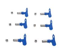 Yunseity Set di Ugelli Spray Airless a Lunga Durata, 6 Pezzi, Blu 211 315 417 515 517 523 per Edifici di Piccole e Medie Dimensioni