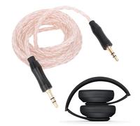 Yunseity Sostituzione da 3,5 Mm a 3,5 Mm Cavo Audio Aux per WH-1000xm6/5/4/3/WH-XB910N, Studio3/2/Pro, ATH-M50X/ATH-GDL3 /ATH-MSR7/ATH-R70XA e più, 4,3 Piedi, 4,3 Piedi
