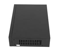 Yunseity Switch Poe A 10 Porte, 8 Porte Poe+ 2 Rj45 da 100 M, Ieee802.3az, Switch di Rete Senza Ventola, A Lega di Alluminio, Ottimizzazione del Traffico, Plug And Play