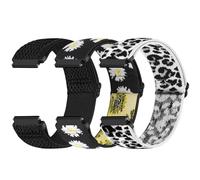 Yunshare Cinturino per orologio a sgancio rapido, 18 mm, 19 mm, 20 mm, 22 mm, 24 mm, in nylon elastico, per donne e uomini, per Samsung Galaxy Watch/Garmin/Fossil/Amazfit/Huawei, 3 pezzi, 24mm, Nylon