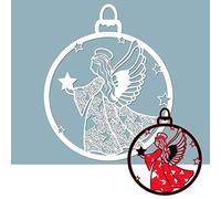 YunTrip - Fustelle per realizzare biglietti, motivo angelo, ragazza, stella, in metallo, per fai da te, scrapbooking, album, goffratura, foto, artigianato, carta decorativa