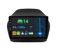 YUNTX 10.1 pollici Android 14 Autoradio per Hyundai Tucson IX35 2010-2015 | Octa Core | 6GB 128GB | Integrato 4G LTE | CarPlay&Android Auto | DSP | DAB | QLED | Dual Band WIFI | Bluetooth 5.0