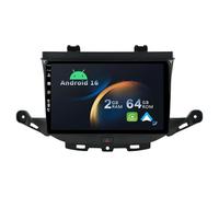 YUNTX 【2+64G】Android 16 2 Din Radio con navigazione per Opel Astra K/Buick Verano GS (2016-2020): [Integrato CarPlay/Android Auto/DSP/GPS/Bluetooth 5.0/WiFi/Controllo del volante]-IPS 9” Touch screen