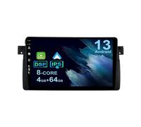 YUNTX [4GB+64GB] Android 14 Autoradio per BMW E46/M3/3 series(1998-2007)-[Incorporato Carplay/Android Auto/DSP/GPS]-IPS 2.5D 9" Touch Screen-CAM+MIC-DAB/Mirror Link/Bluetooth 5.0/WiFi/USB/4G