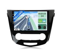 YUNTX [6GB+128GB] Android 14 Autoradio per Nissan X-Trail Qashqai 2014-2017-[Incorporato Carplay/Android Auto/DSP]-10.1"-Free Camera&MIC-2 Din/GPS/Bluetooth 5.0/WiFi/DAB/USB/4G/Comandi al volante
