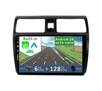 YUNTX Android 14 [6GB+128GB] Autoradio per Suzuki Swift (2005-2019) - [Incorporato Carplay/Android Auto/DSP] -10.1 pollici-Free Camera&MIC- 2 Din/GPS/Bluetooth 5.0/WiFi/USB/Comandi al volante/4G/DAB