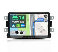 YUNTX [PX6+DSP] Android 14 Autoradio Adatto per Dacia Sandero/Renault Duster/Logan 2 - [4G+64G] - GPS 2 Din -Telecamera Posteriore Gratuiti - Supporto DAB/Bluetooth 5.0/Controllo del volante/WiFi/HDMI