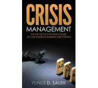 Yunus D Saleh Crisis Management (Copertina rigida)