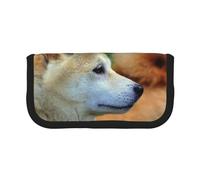 YUNWEIKEJI Akita Inu Bokeh Animali Cani Akita Inu, Astuccio per matite, Astuccio per matite in tela Astuccio per penne a matita di grande capacità