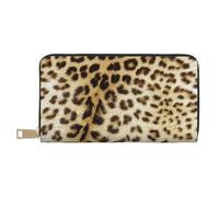 YUNWEIKEJI Animali dalla pelle di leopardo, Portafogli Portafogli di grande capacità Porta carte di credito Portafoglio in pelle in microfibra