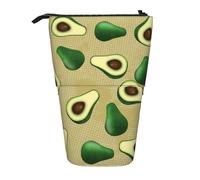 YUNWEIKEJI Avocado Punto Marrone, Astuccio telescopico, Portapenne con cerniera Astuccio per trucco Astuccio per matite Astuccio per penne