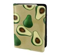 YUNWEIKEJI Avocado Punto Marrone, Porta passaporto da viaggio in pelle PU Custodia per passaporto Copertine per passaporto da 5,5 pollici