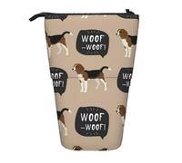 YUNWEIKEJI Bau Beagle, Astuccio telescopico, Portapenne con cerniera Astuccio per trucco Astuccio per matite Astuccio per penne