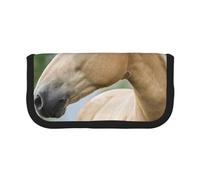 YUNWEIKEJI Bellissima lavanda di cavallo Palomino, Astuccio per matite, Astuccio per matite in tela Astuccio per penne a matita di grande capacità