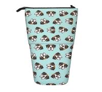 YUNWEIKEJI Cane boxer fulvo Cane boxer, Astuccio telescopico, Portapenne con cerniera Astuccio per trucco Astuccio per matite Astuccio per penne