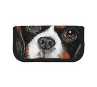YUNWEIKEJI Cane regalo Cavalier King Charles Spaniel, Astuccio per matite, Astuccio per matite in tela Astuccio per penne a matita di grande capacità