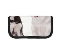 YUNWEIKEJI Cani Husky stampati, Astuccio per matite, Astuccio per matite in tela Astuccio per penne a matita di grande capacità