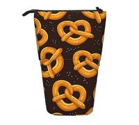 YUNWEIKEJI Ciambellina salata del fumetto, Astuccio telescopico, Portapenne con cerniera Astuccio per trucco Astuccio per matite Astuccio per penne