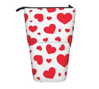 YUNWEIKEJI Cuore disperso, Astuccio telescopico, Portapenne con cerniera Astuccio per trucco Astuccio per matite Astuccio per penne