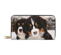 YUNWEIKEJI Fantastico Bovaro del Bernese, Portafogli Portafogli di grande capacità Porta carte di credito Portafoglio in pelle in microfibra