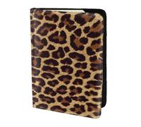 YUNWEIKEJI Fantastico ghepardo leopardo, Porta passaporto da viaggio in pelle PU Custodia per passaporto Copertine per passaporto da 5,5 pollici