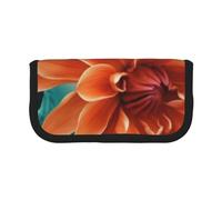 YUNWEIKEJI Fiore dell'alzavola e dell'arancio, Astuccio per matite, Astuccio per matite in tela Astuccio per penne a matita di grande capacità