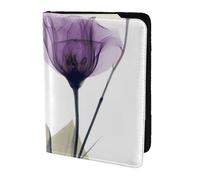 YUNWEIKEJI Fiori di lavanda viola speranza, Porta passaporto da viaggio in pelle PU Custodia per passaporto Copertine per passaporto da 5,5 pollici