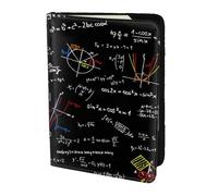 YUNWEIKEJI Formule matematiche di equazioni matematiche, Porta passaporto da viaggio in pelle PU Custodia per passaporto Copertine per passaporto da 5,5 pollici