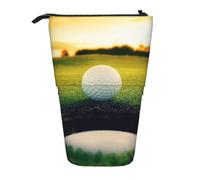 YUNWEIKEJI Foro per pallina da golf, Astuccio telescopico, Portapenne con cerniera Astuccio per trucco Astuccio per matite Astuccio per penne