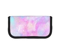 YUNWEIKEJI Galaxy marmorizzato rosa viola, Astuccio per matite, Astuccio per matite in tela Astuccio per penne a matita di grande capacità