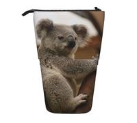 YUNWEIKEJI Koala carino sull'albero, Astuccio telescopico, Portapenne con cerniera Astuccio per trucco Astuccio per matite Astuccio per penne