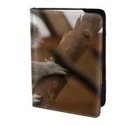 YUNWEIKEJI Koala carino sull'albero, Porta passaporto da viaggio in pelle PU Custodia per passaporto Copertine per passaporto da 5,5 pollici