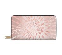 YUNWEIKEJI Le strisce dorate con tratti dorati arrossiscono rosa oro rosa brillano, Portafogli Portafogli di grande capacità Porta carte di credito Portafoglio in pelle in microfibra